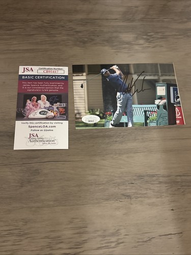 matt kuchar auto 4x6 Photo Golf PGA JSA #CB95417 - Picture 1 of 5