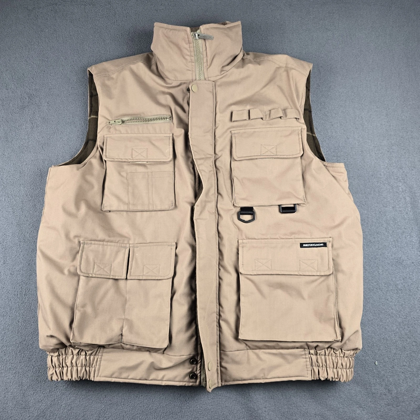Renegade Sportswear Safari Cargo Vest Mens XL Beige Tactical
Opens in a new window or tab