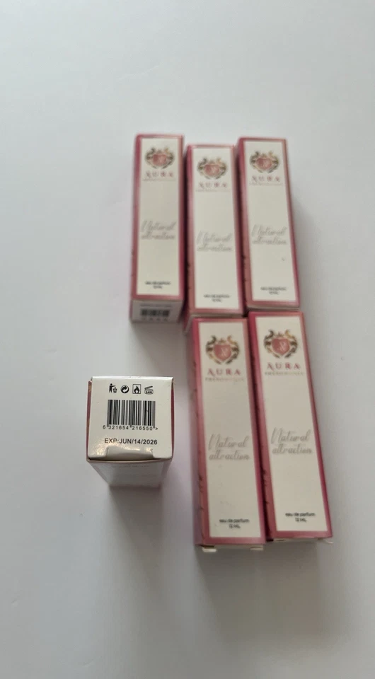 Aura Pheromonas Natural Attraction PARIS PASSION Eau De Parfum 10 ml EXP 2026 Lote Foto 3 de 4