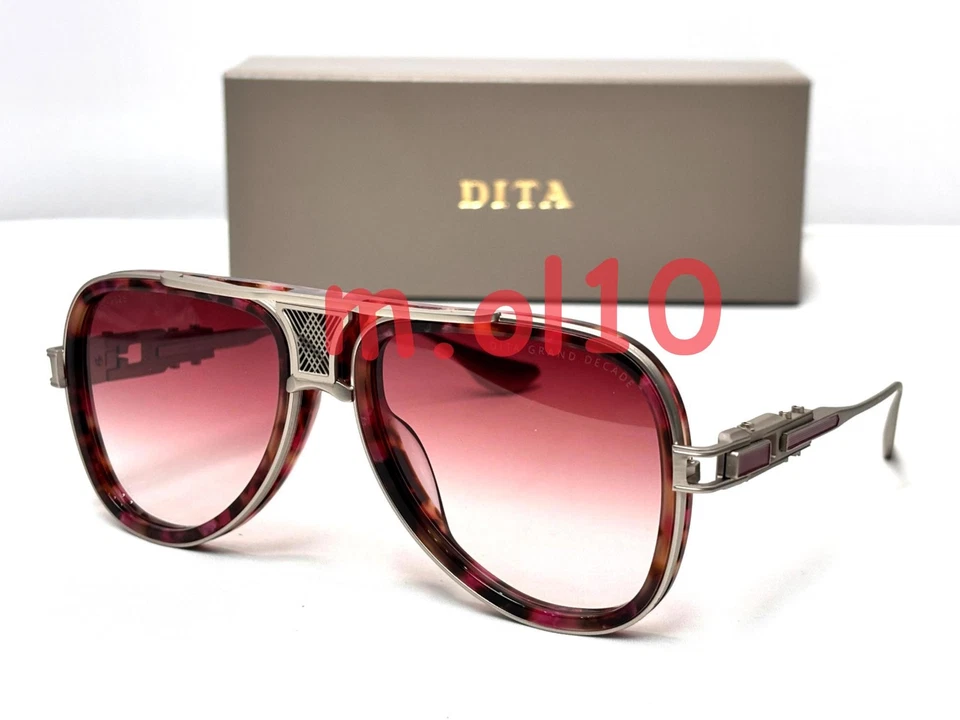 DITA GRANDDECADE DTS460-A-04 Фиолетовый Завихряющийся Серебряный Градиент Sunglasse - Изображение 2 из 4