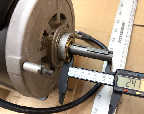 A.O Smith 327P111 AC Motor 1/2 HP 1725 RPM 115/230V 56 Frame w/ Coupling Hubs - Picture 5 of 10