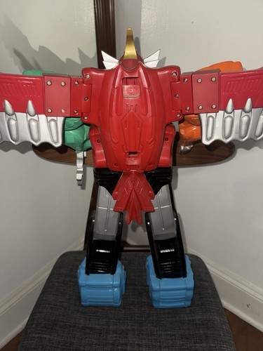 Vtg Power Rangers Wild Force Jumbo ISIS Megazord Action Figure Bandai - Complete - Picture 11 of 11
