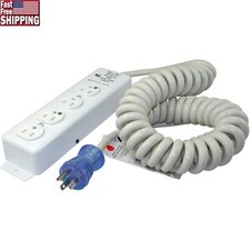 Hospital Grade Power Strip NEMA 5-15P 4 Outlets Medical Power Cord 120V New