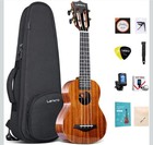 Concert Ukulele Beginner 23 Inch Solid Mahogany Ukalalee Professional Wooden