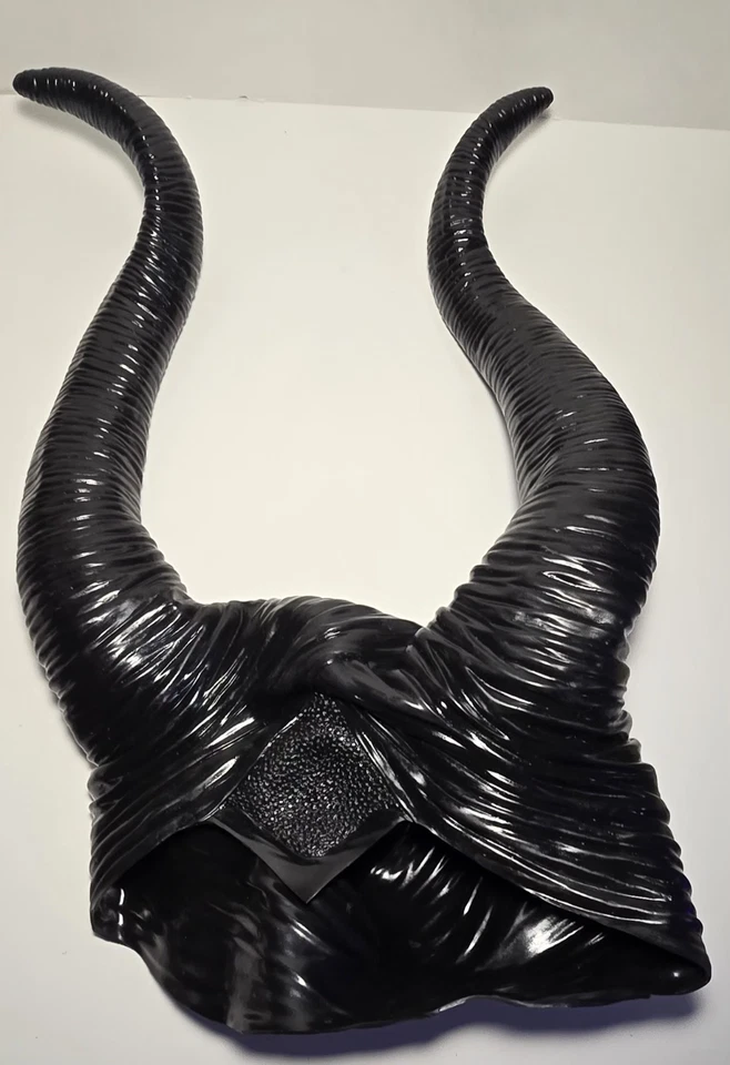 Máscara Cabeza Cuernos Maléfica Disfraz Halloween Sombrero Con Cuernos de Espuma Juegos con disfraces Adultos Foto 4 de 4