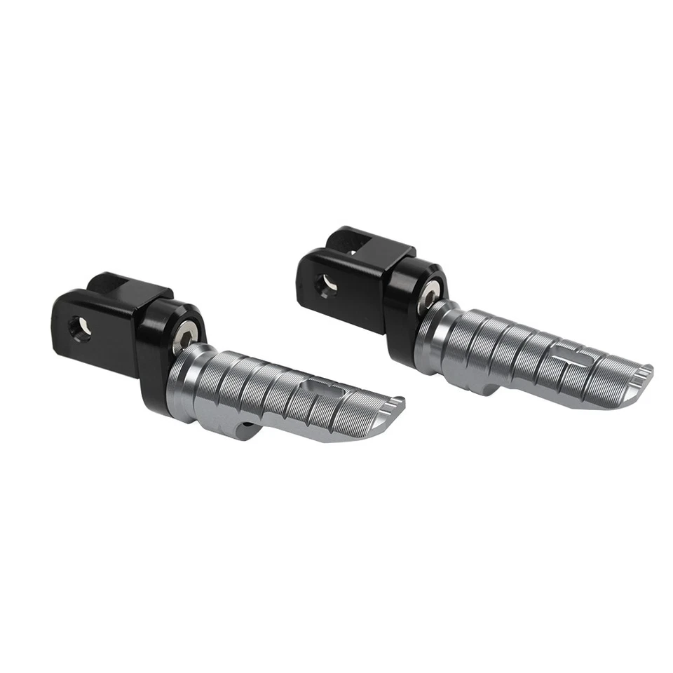 Reposapiés delanteros grises clavija para Aprilia RS660 21-23 RSV4 09-23 Tuono V4 20-23 Foto 4 de 4