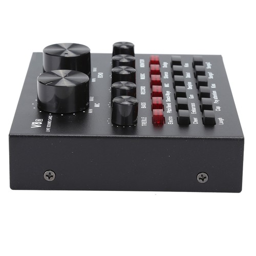 V8 Live Broadcast Sound Card Mobile Phone USB Host Multifunction Computer Ka NEW - Afbeelding 3 van 12