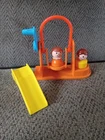 vintage 1988 fisher price little people lot Of 4 Jumprope Slide Boy Girl