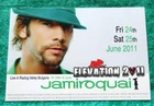 Jamiroquai Promo Tour Elevation AD postcard 2011