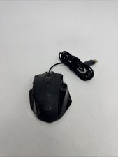 Redragon M908 12400 Dpi Impact Mmo Gaming Mouse Black Red Plastic