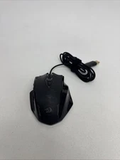 Redragon M908 12400 Dpi Impact Mmo Gaming Mouse Black Red Plastic