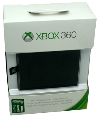 Xbox 360✖︎カセット8個付き Genuine Microsoft 500GB Hard Drive Internal Xbox 360 Slim