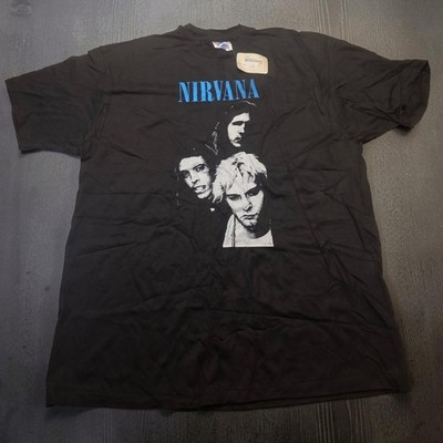 GRAIL Nirvana Band Pic Tee Hanes Size XL 1994 DEAD STOCK W/ Tags Never Worn RARE