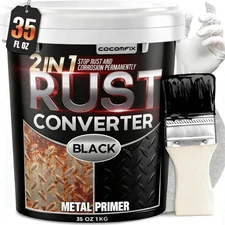 2 in 1 Ultra Rust Converter & Metal Primer, 35 oz Car Heat-Stable Rust Reformer