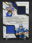 2025 PANINI IMMACULATE COLLECTION MATTHEW STAFFORD JARED GOFF JERSEYS /49 SS2