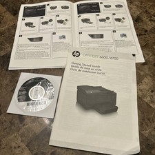 HP Hewlitt Packard 6600 6700 Getting Started Guide English French Spanish CD