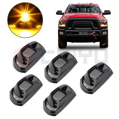 5pcs LED amber cab marker top light for 2017-19 Ford F250 F350 Super Duty Easy