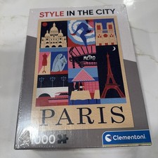 Clementoni Style In The City Paris 1000 Piece Puzzle New