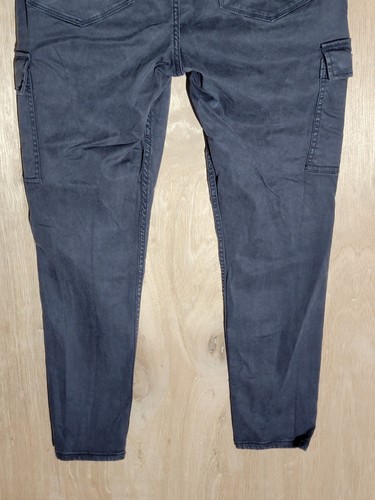 old navy cargo rockstar pants womens size 14 super skinny stretch charcoal gray - Picture 8 of 10