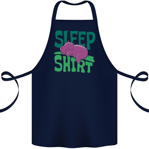Camicia Da Notte Hippo Pigiama In Cotone 100% Biologico - Foto 3 di 30