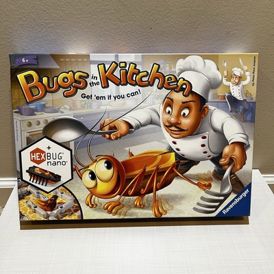 Ravensburger Bugs In The Kitchen Board Game - Hexbug Nano - Complete & Working