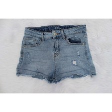 Art Class Girls Distressed Denim Shorts Size M 7/8 