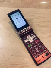 Kyocera Au Easy Phone K004 Mobile Cell phone Japanese Flip Phone Garakei Keitai