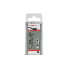 Image of Bosch 2608577198 Twist Drill HSS-R DIN 338 Rolled Straight Shank 3 x 61mm 10-pcs
