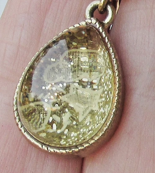 Betsey Johnson StarGAZER 闪耀云星 Sun Lucite 眼泪耳环 罕见 — 第 2/4 张图片