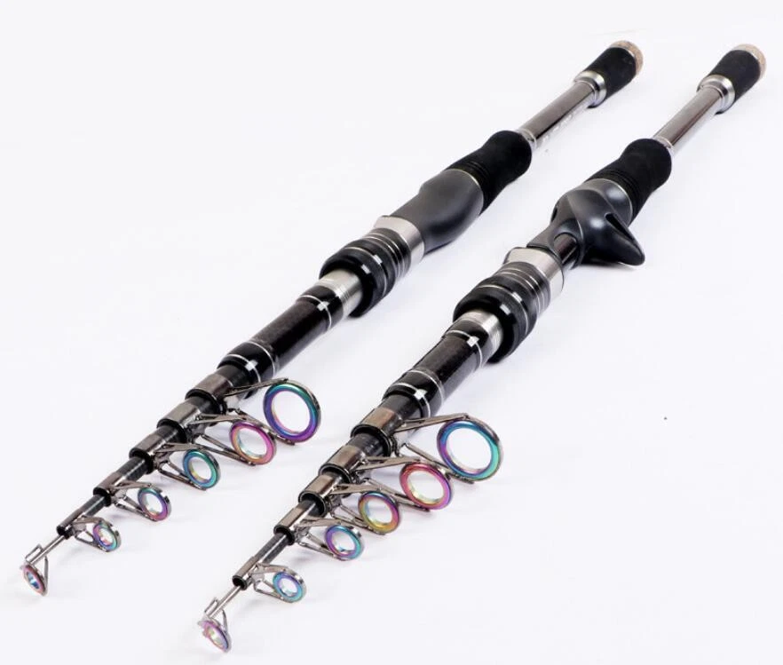 Carbon Telescopic Poles Carbon Fishing Rod Power Ultralight Spinning Rods Travel