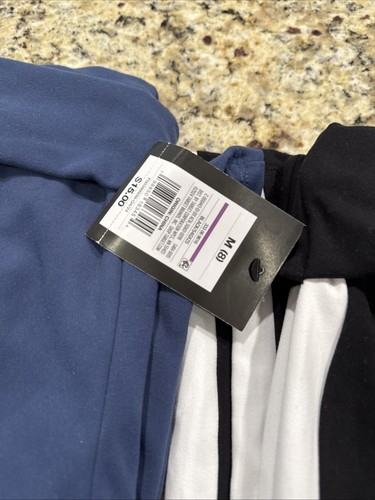 Art Class Yoga Pants Girls Medium 8 Black Blue Flair Lot Of 2 - Picture 4 of 5