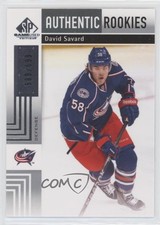 2011-12 SP Game Used Edition Authentic Rookies 599/699 David Savard #113 e9p