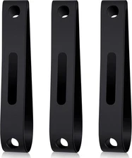 Shappy 3 Pcs Firefighter Helmet Band Heavy Duty Rubber One Size, Black 