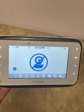 Motorola MBP854CONNECTPU White 4.3 Inch LCD Display Digital Baby Monitor Tested