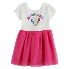 Disney Minnie Mouse Birthday Girl Ballerina Tutu Dress Toddler Girl 2T NEW