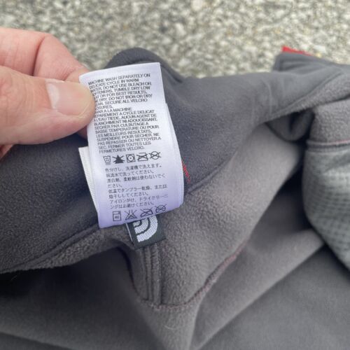 The North Face Apex Jacket Mens Large Red Gray Bionic Windstop Preppy Outdoor - Picture 10 of 15