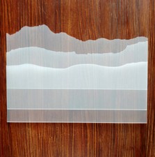 Landscapes Masks Stencils (set of 3) Reusable PP Sheet for Arts & Crafts
