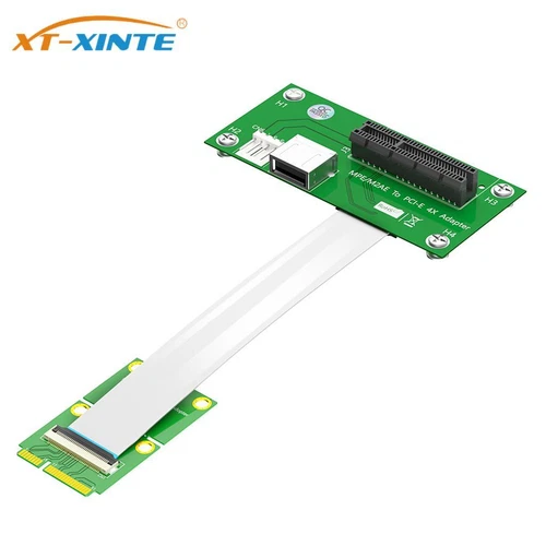 Mini PCI-E to PCI-E Express X4 X8 with USB Riser Card High Speed FPC Cable