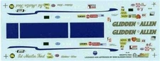 Slixx 7004 Glidden*Allen Pinto P/S-Bob Glidden 1/25 Drag decal