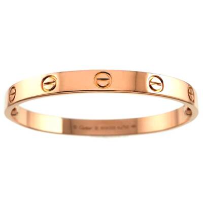 Cartier Love Bracelet Bangle 18K Pink Gold 750 Size16 90254811 | eBay