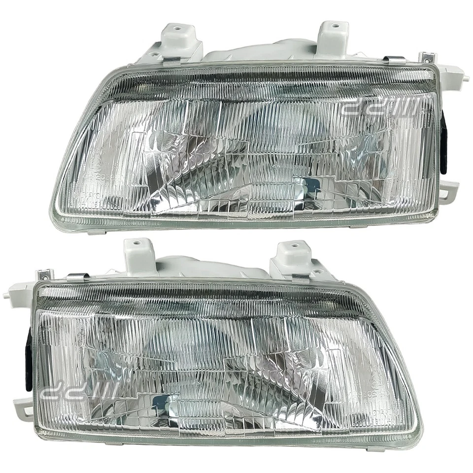 DEPO EDM Pair Headlight Lamp For Honda Civic EF ED EF2 EF8 EF9 1990-1991 Glass - Image 2 of 4