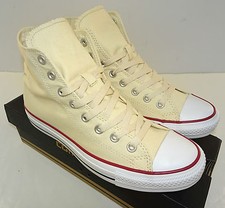 CONVERSE All Star Chuck Taylor Sneaker Hi M9162 Unbleached White Size 3-11 Mens