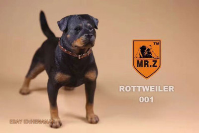 PEZ ROTTWEILER JARMUSCH BLACK / 降谷モデル JXK 1/6 Black Rottweiler Germany Animal Model Resin Figure