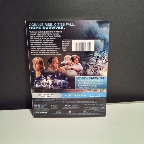 DEEP IMPACT (4K UHD) + (BLU-RAY) (REGION FREE) (BRAND NEW & SEALED) - Picture 2 of 2