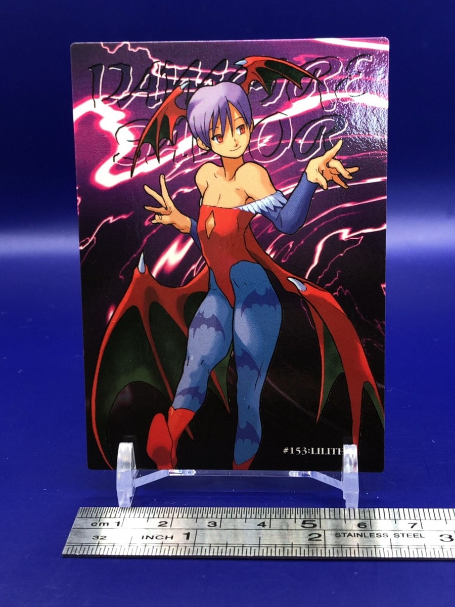 Lilith Vampire Savior 153 All Capcom World Card 1997 Carddass
