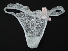 Victoria's Secret VTG Y2K 2001 Lace Double V-String Thong Panty SMALL