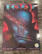 TOOL Poster March 15 2022 Kansas City MO 442/750🔥 Chet Zar