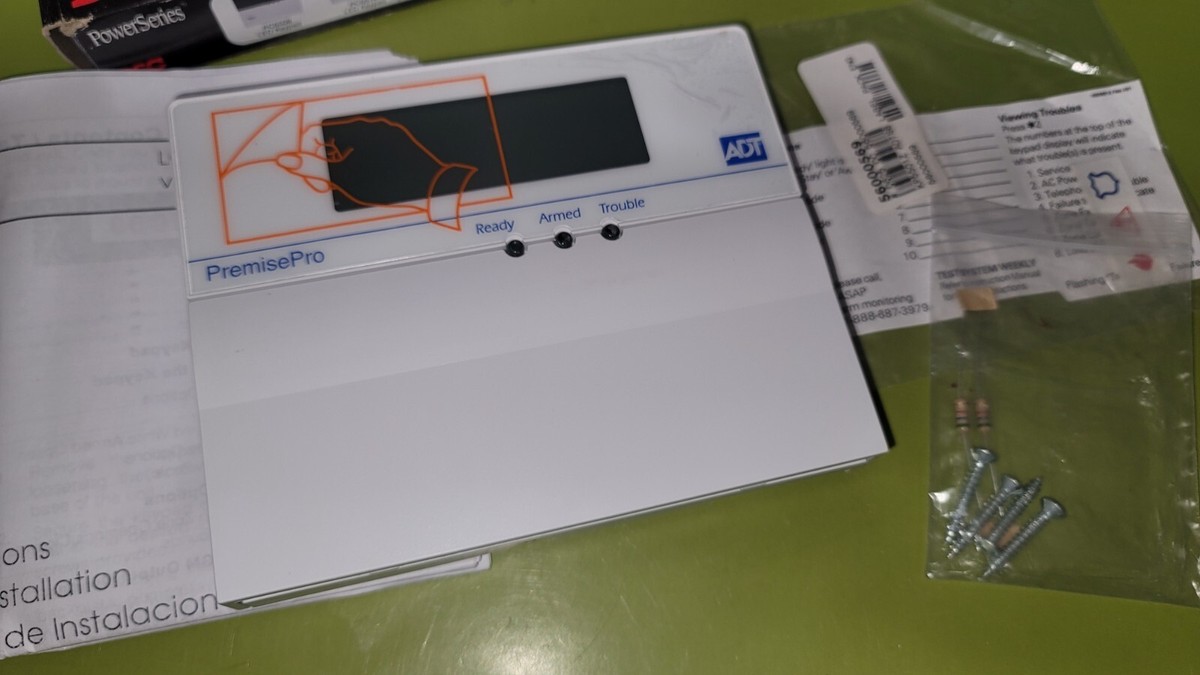 DSC LCD5501Z ADTSB Fixed Message Keypad PremisePro PowerSeries