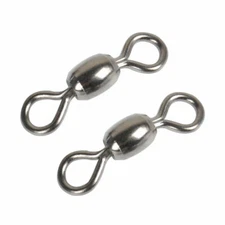 50X Fishing Barrel Swivel Connector 165Lb Saltwater Heavy Duty Stainless Steel