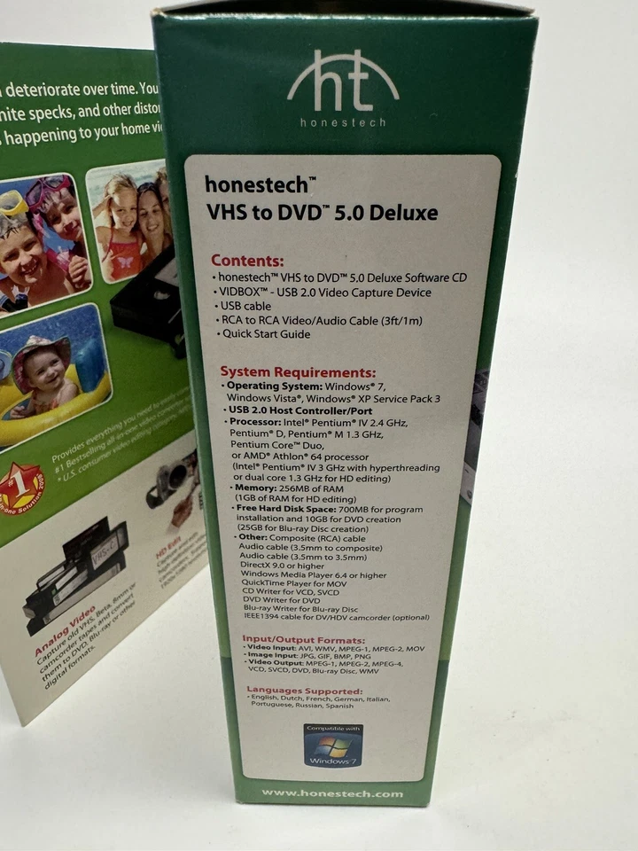 Honestech VHS to DVD 5.0 Deluxe Powerful & Effortless Video Conversion Solution - Image 4 of 4